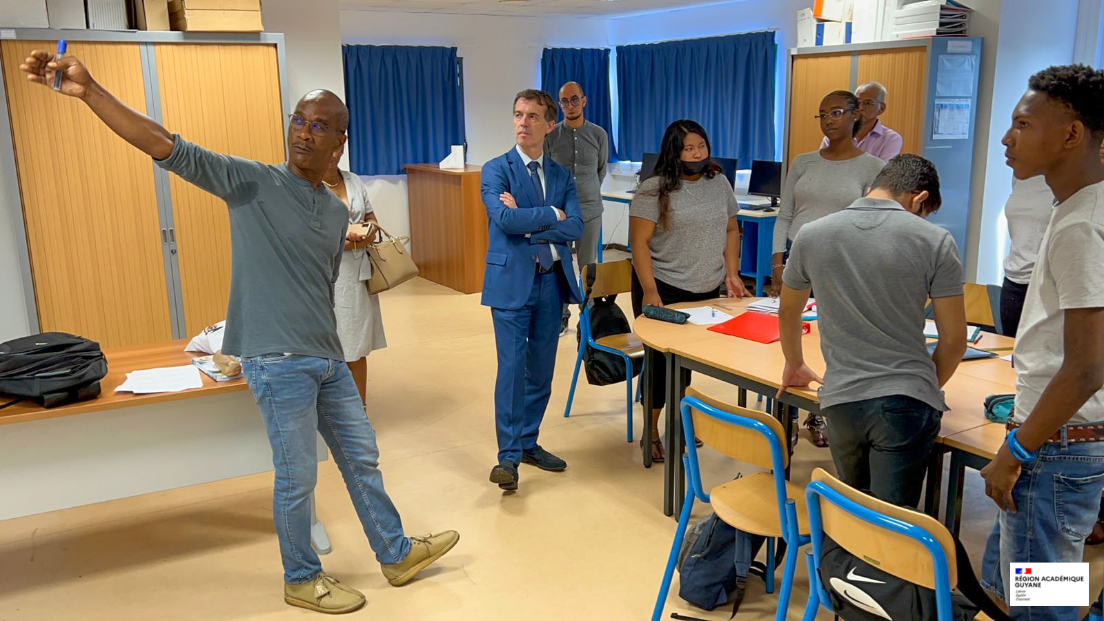 visite-du-recteur-au-lyc-e-max-jos-phine-acad-mie-guyane