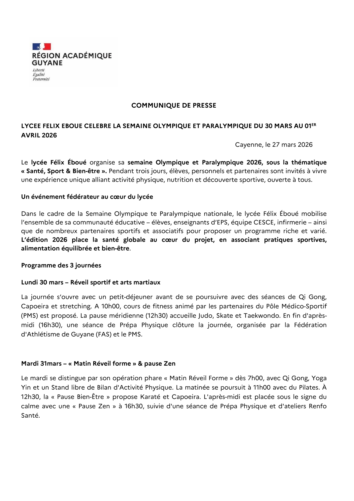 [CP] Le lycée Félix Éboué célèbre la semaine olympique et paralympique du 30 mars au 1er avril 2026_1