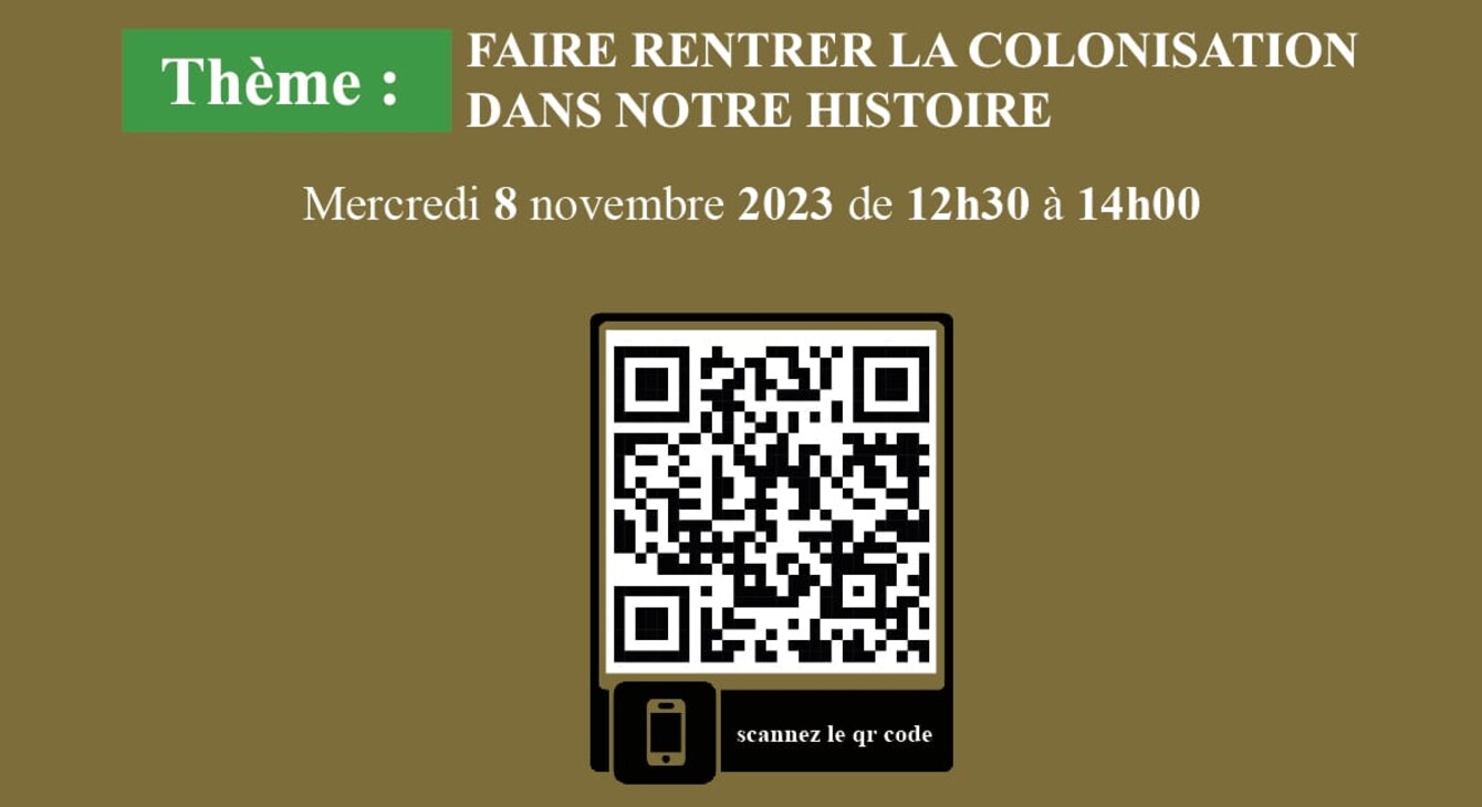 Conférence MEEF "Faire rentrer la colonisation dans notre histoire"