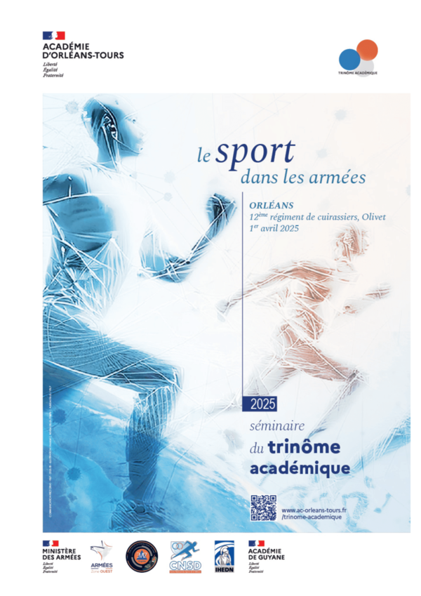 Affiche séminaire trinôme académique Orléans Tours