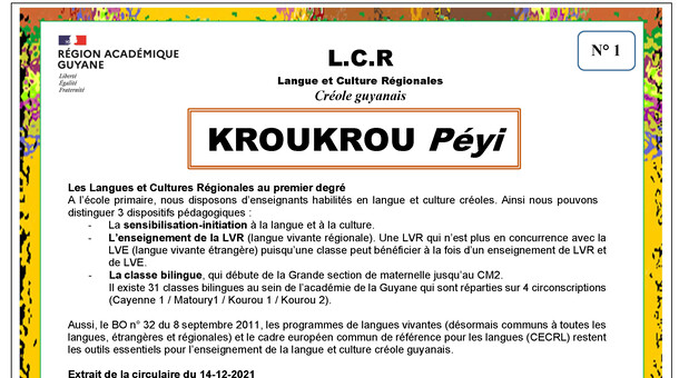 MAGAZINE KROUKROU 1