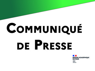 Communiqué de presse